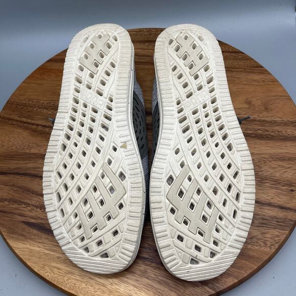 Hey Dude Wally Shoes Mens Size 14 Free Light Grey Slip On Loafers Comfort - Picture 7 of 8